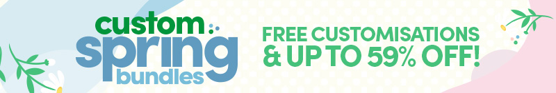 Give your team a fresh look this spring with our GoCustom Bundles. Get new workwear complete with free logo customisation and up to 59% off!